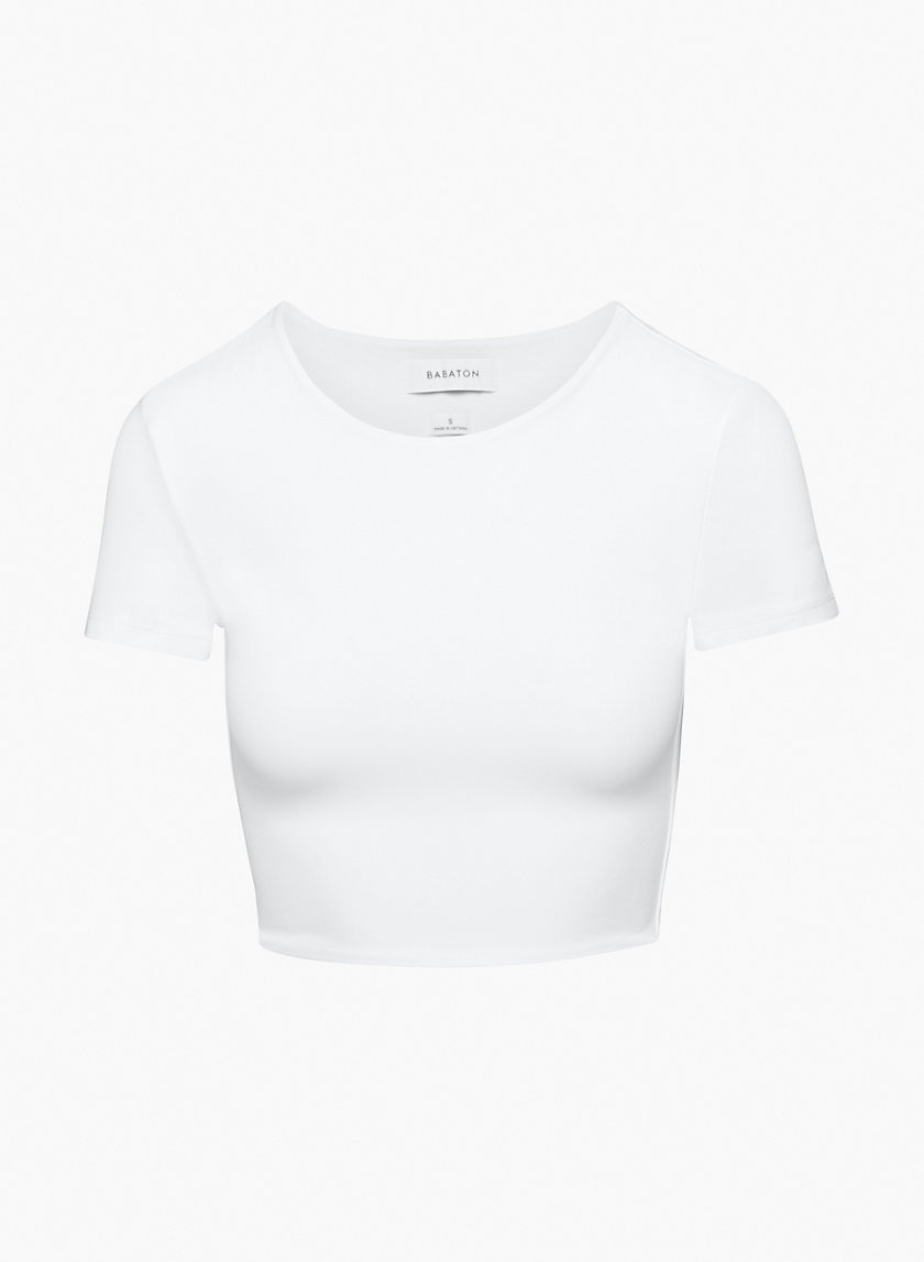 Crop Top T-Shirt - White