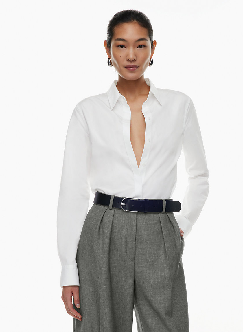 Babaton NEW ESSENTIAL CLASSIC POPLIN SHIRT | Aritzia INTL