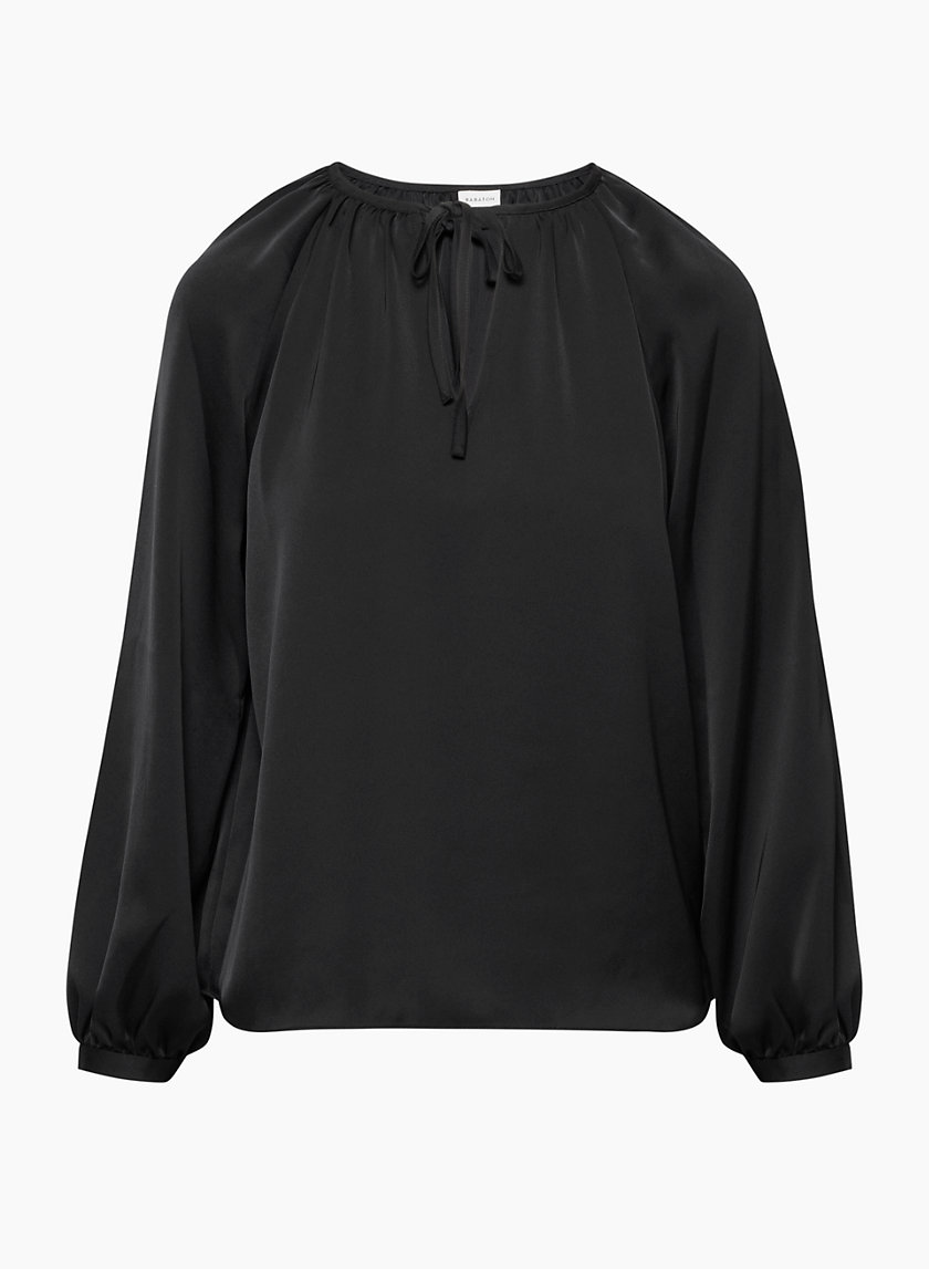 Babaton ATHENS SATIN BLOUSE | Aritzia CA