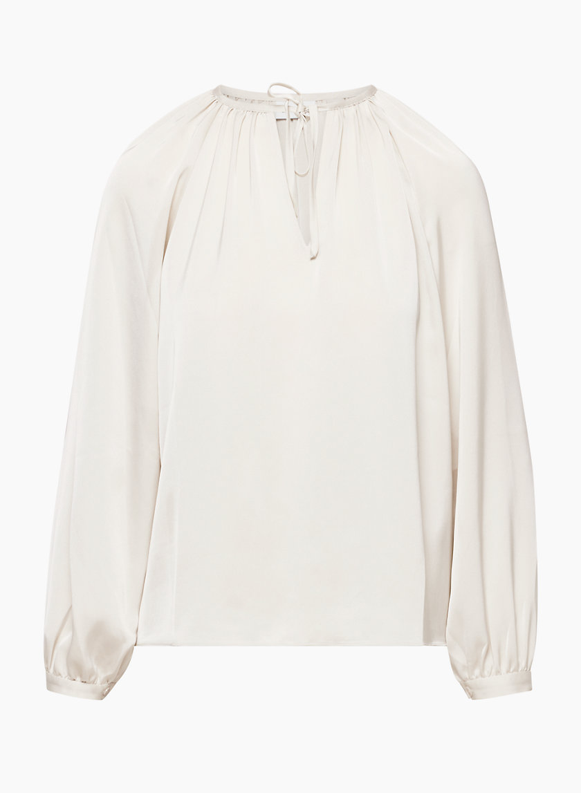 Babaton ATHENS SATIN BLOUSE | Aritzia US