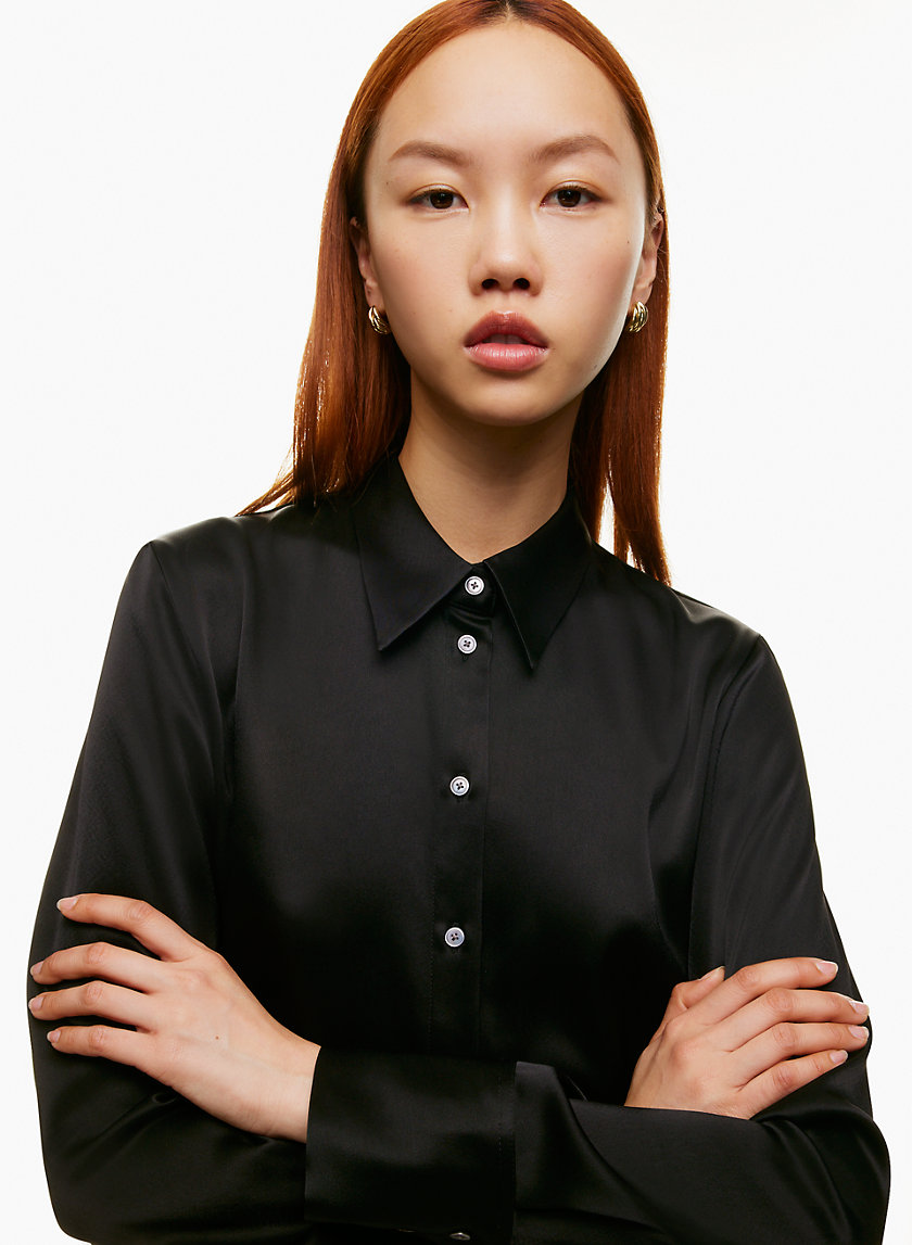 Babaton INDUSTRY SATIN SHIRT | Aritzia US