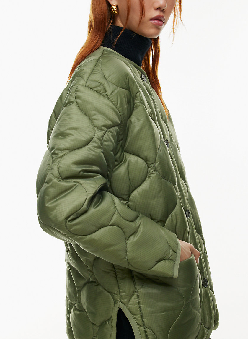 Seamless lightweight quilted jacket