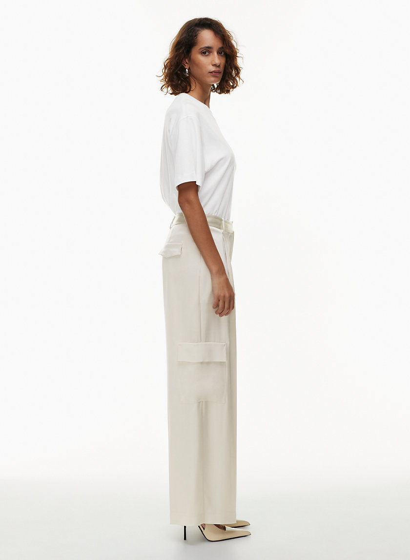 Babaton OUTGOING SATIN CARGO PANT | Aritzia CA