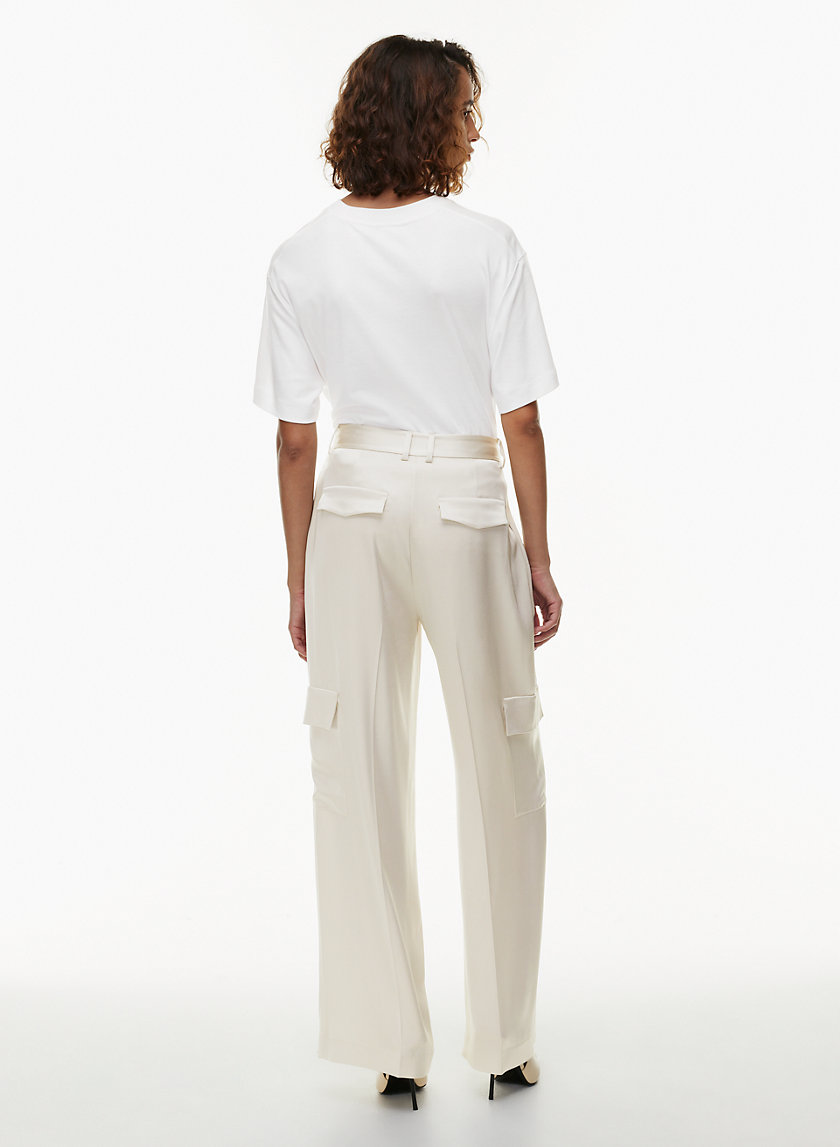 Babaton OUTGOING SATIN CARGO PANT | Aritzia CA