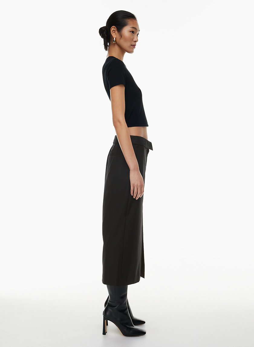 Cream Fold Over Knit Maxi Skirt | Knitwear | PrettyLittleThing USA