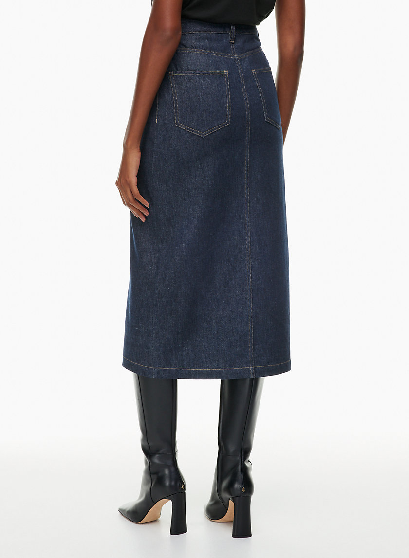 Agolde iris denim outlet a-line skirt