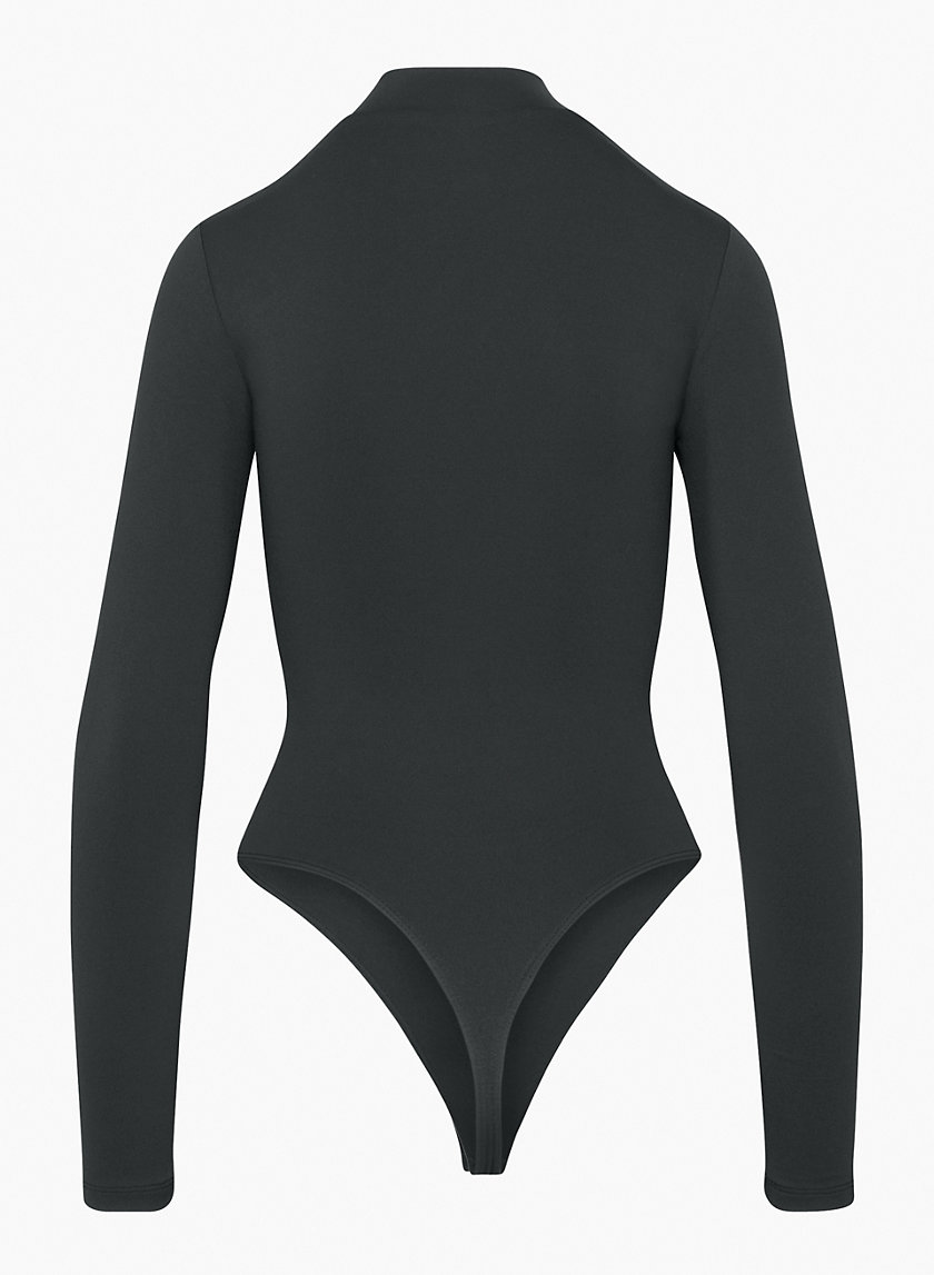 Aritzia babaton deep taupe long sleeve contour bodysuit!!
