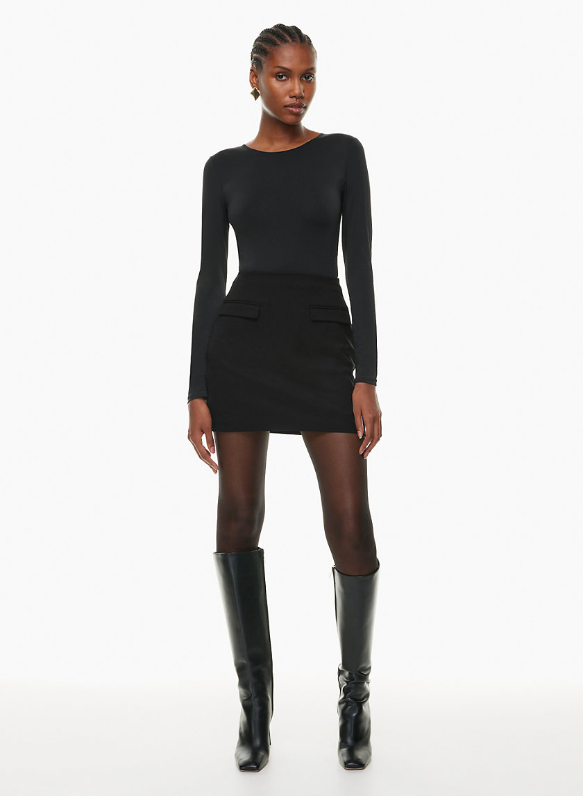 Aritzia Babaton Squareneck Longsleeve Bodysuit Black Size XS - $44 (26% Off  Retail) New With Tags - From Elaine