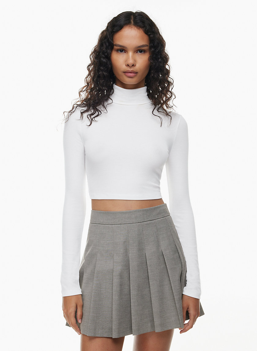 Ribbed Knit Cropped Turtleneck - Women - Ready-to-Wear