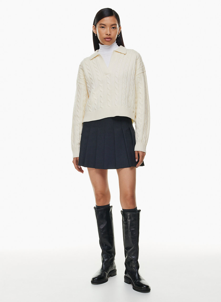 Lottie Puff Sleeve Sweater Red main image 0
