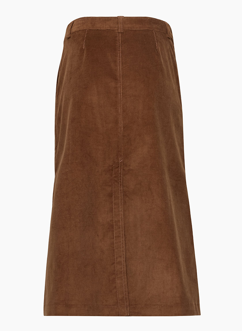 Corduroy skirt shop with pockets