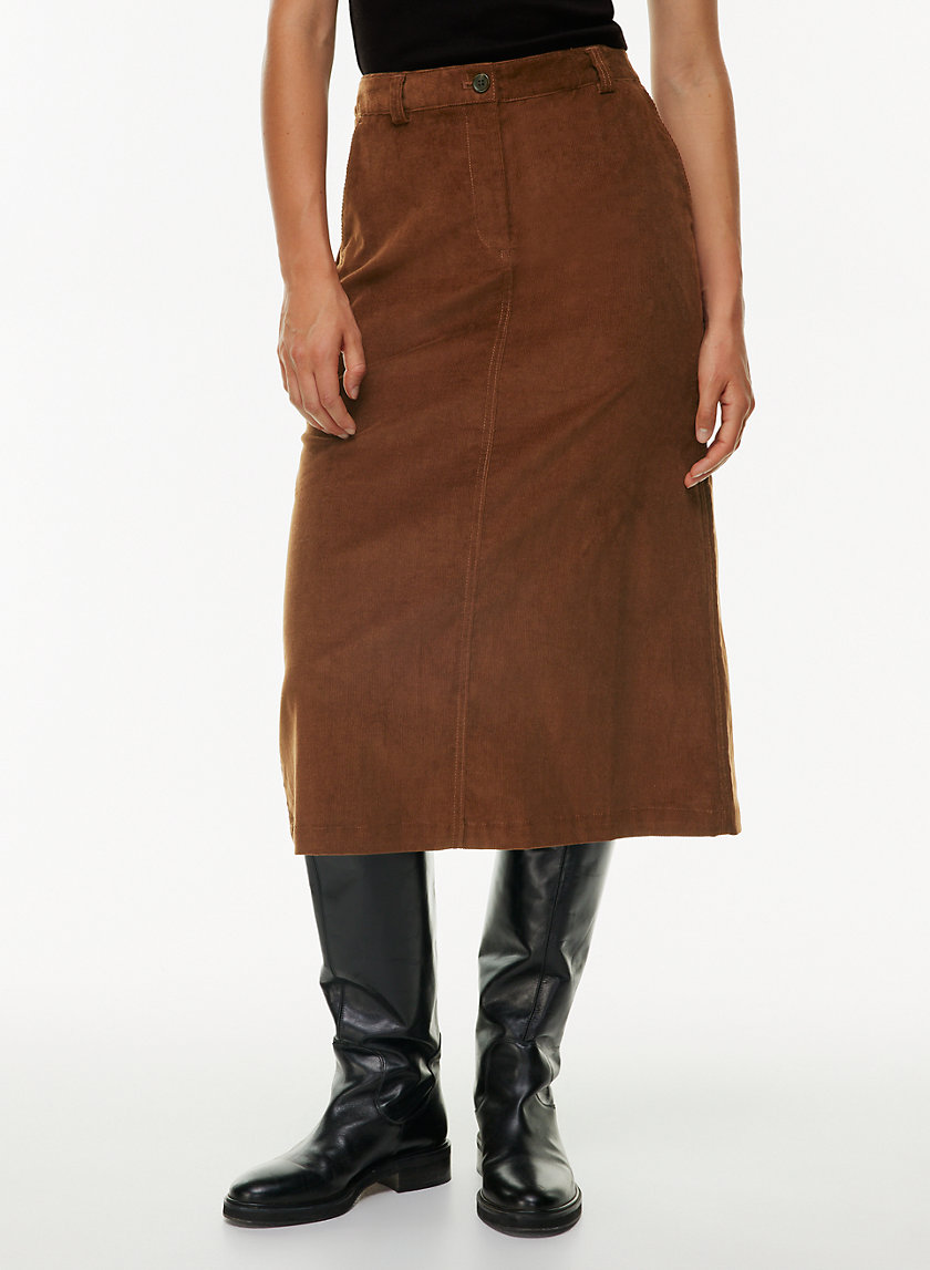 corduroy skirt long