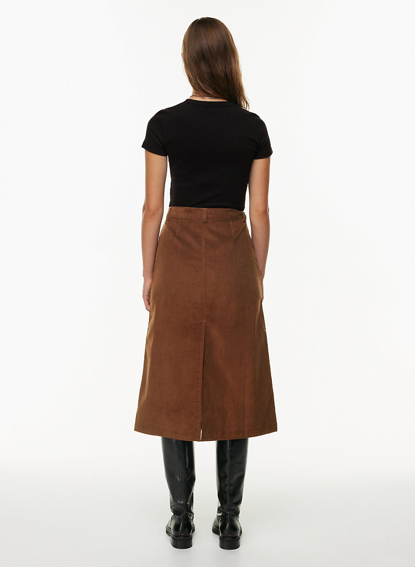 Plus size hotsell corduroy skirt 80s