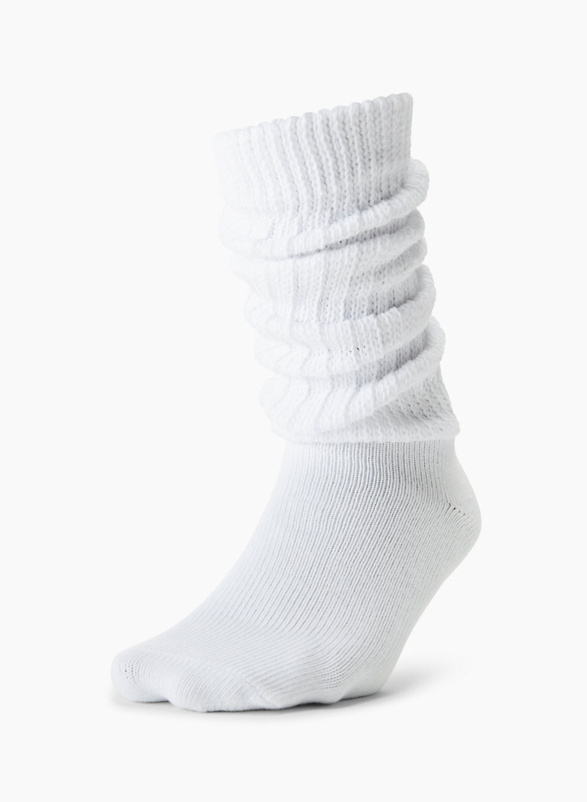Unisex Throwback Sock - White/Black - White/Black / S