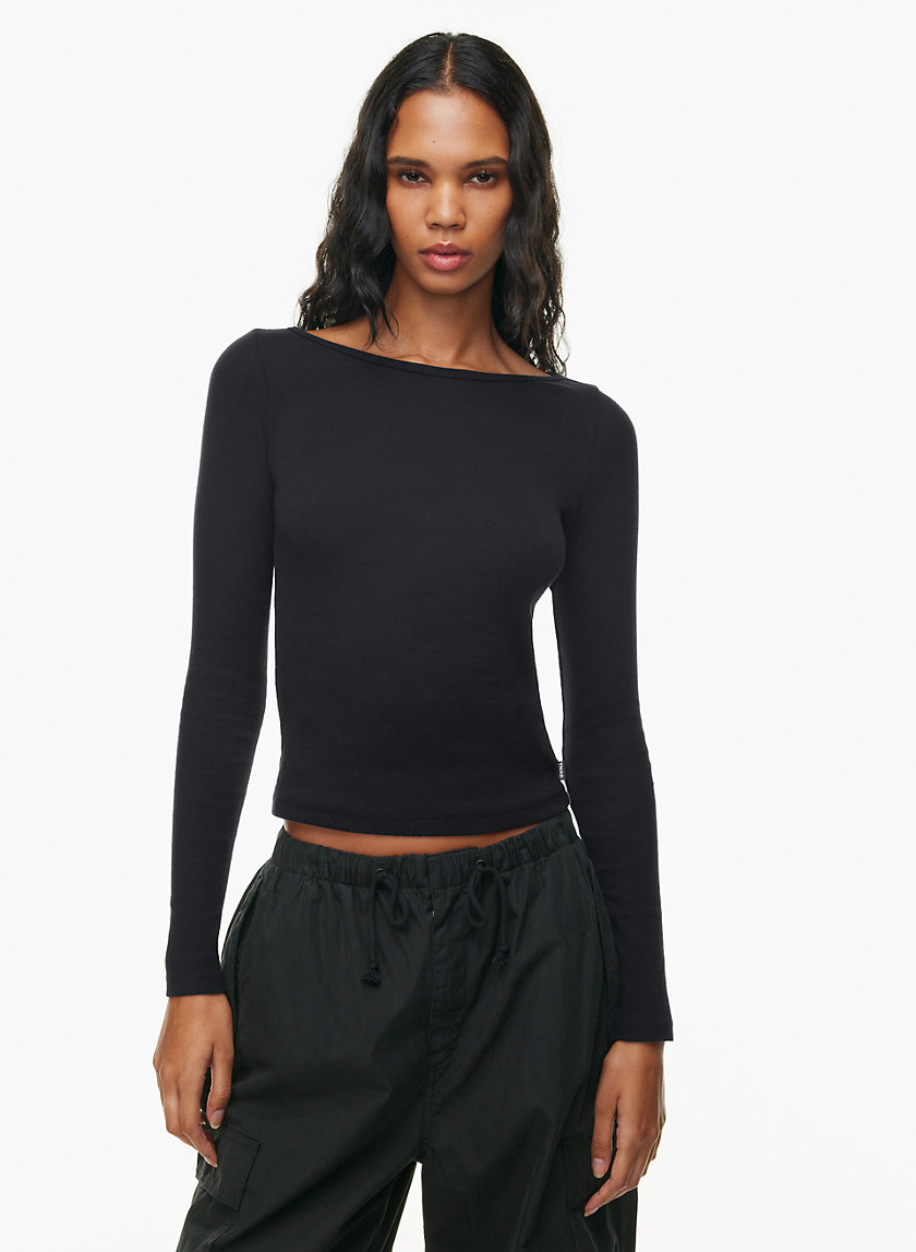 Tna HOMESTRETCH™ BOATNECK LONGSLEEVE | Aritzia US