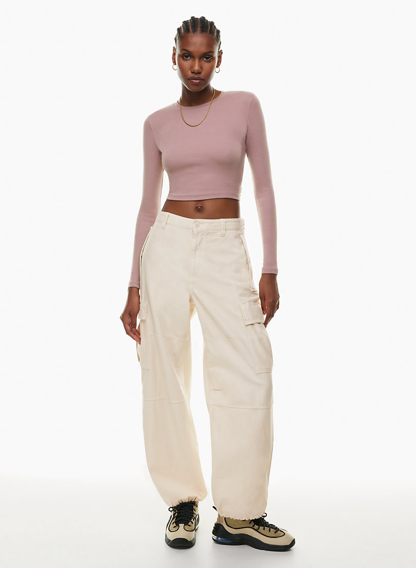 Tna HOMESTRETCH™ CREW WAIST LONGSLEEVE | Aritzia CA