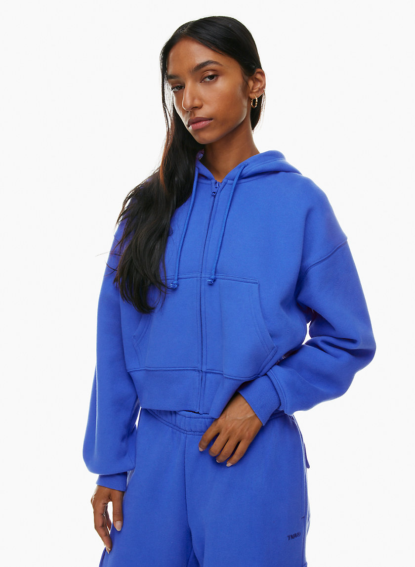 Tna COZY FLEECE BOYFRIEND BOXY ZIP HOODIE Aritzia INTL