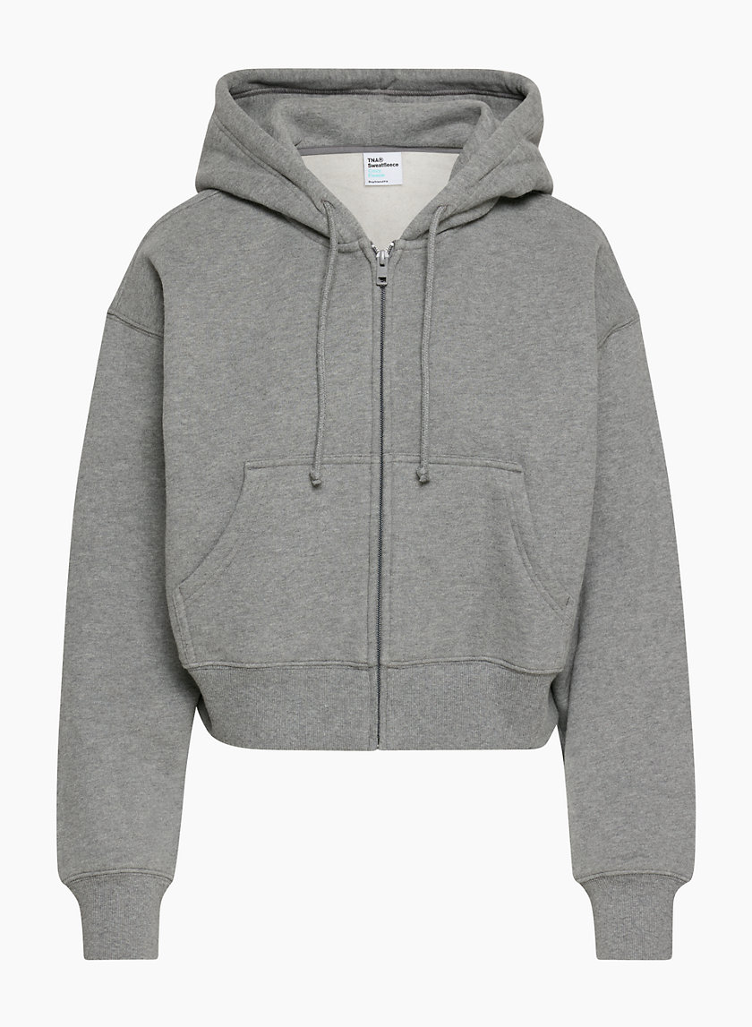 Tna COZY FLEECE BOYFRIEND BOXY ZIP HOODIE | Aritzia US