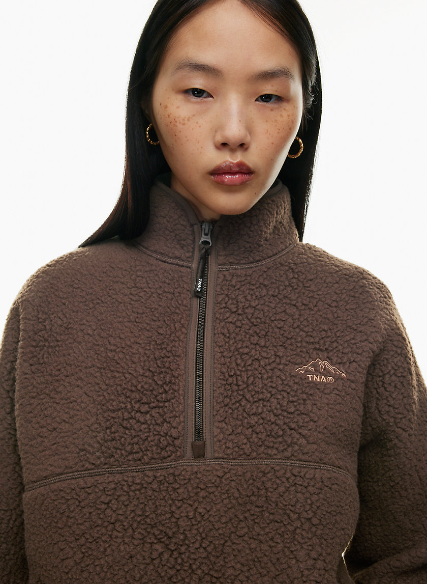 Aritzia Tna Bigfoot Fleece Zip Up | informacionpublica.svet.gob.gt