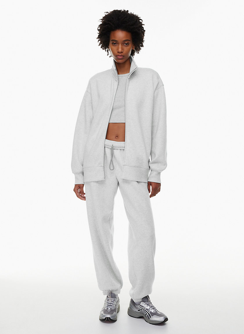 Tna COZY FLEECE BOYFRIEND ZIP-UP SWEATSHIRT | Aritzia INTL