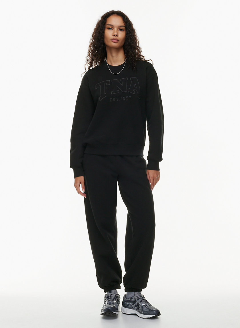 Tna COZY FLEECE PERFECT CREW SWEATSHIRT | Aritzia US