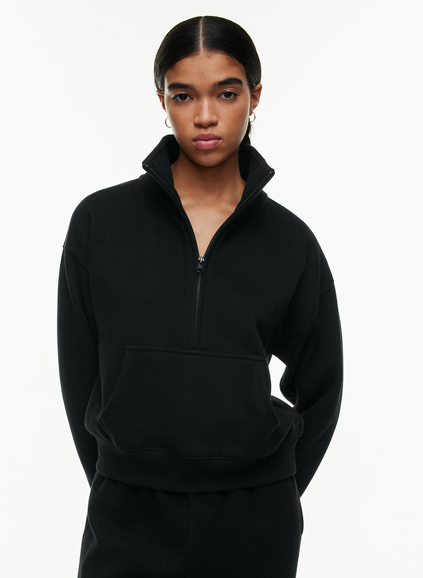 Tna COZY FLEECE BOYFRIEND BOXY ½ ZIP SWEATSHIRT | Aritzia CA