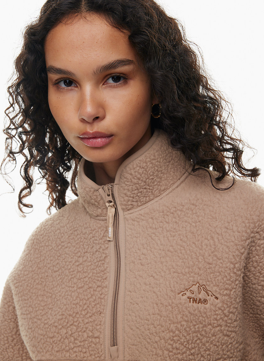 Tna BIGFOOT POLAR ½ ZIP SWEATER | Aritzia INTL