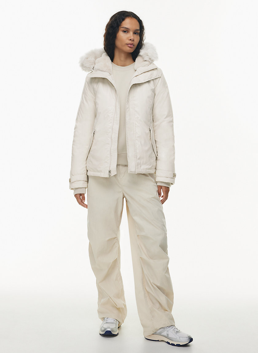 Women's Padded Jacket, Ladies Fur Hooded Thickened Vegan Down Long Parka  Winter Outwear Warm Puffer Coat XS-XXL