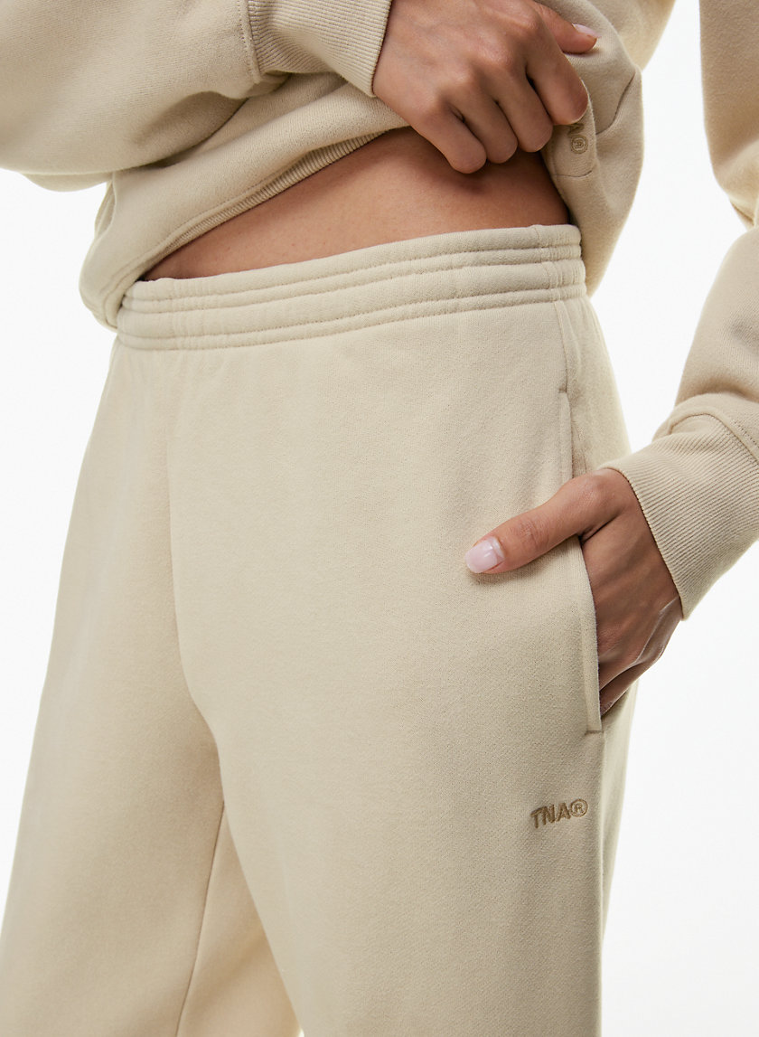 tna new cozy fleece boyfriend basic sweatpant