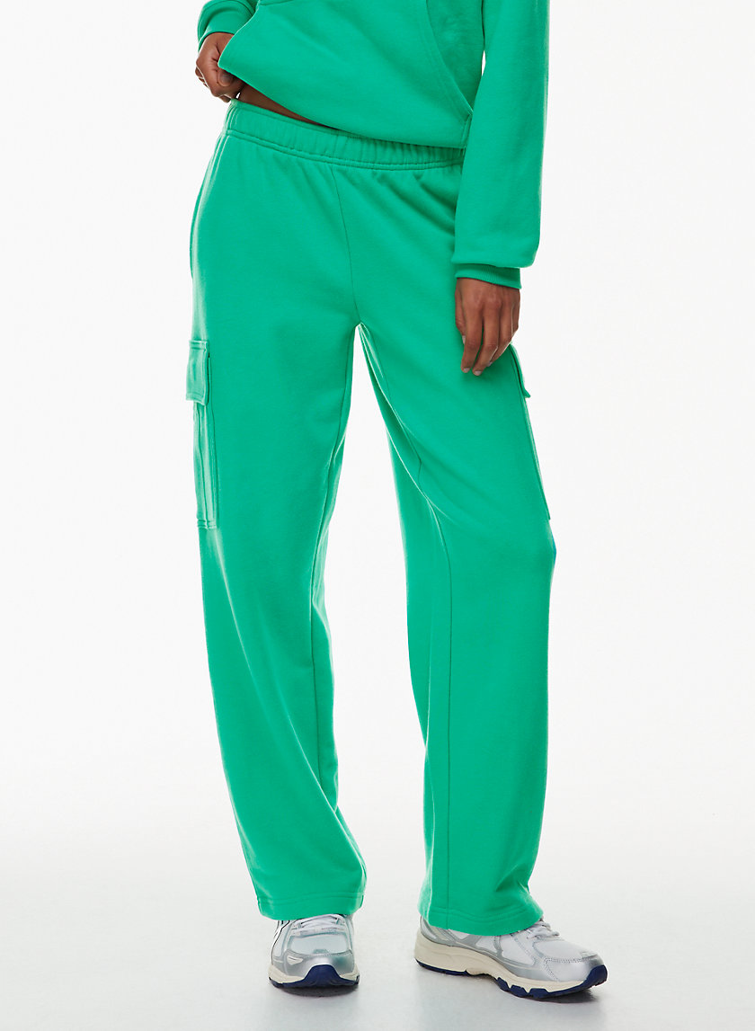 Oversized Cargo Sweatpants In Cotton Terry