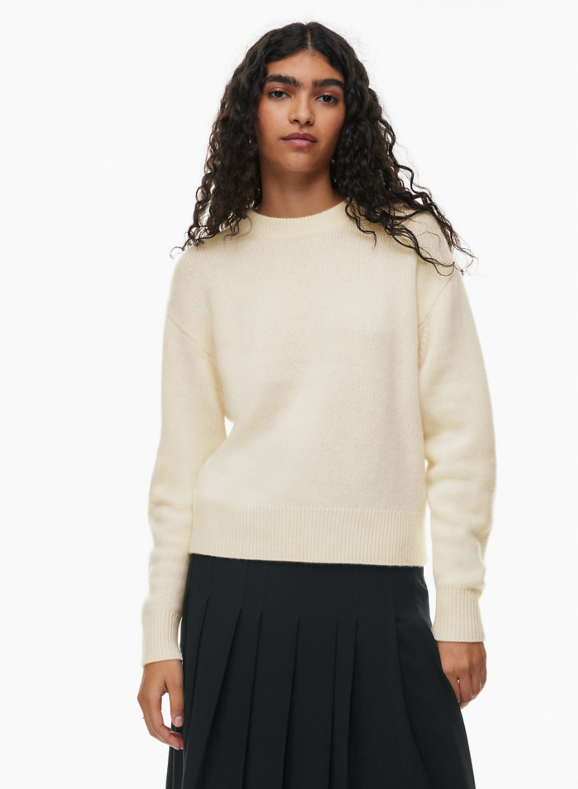 Be A Light White Fuzzy Turtleneck Sweater Mini Dress – Pink Lily