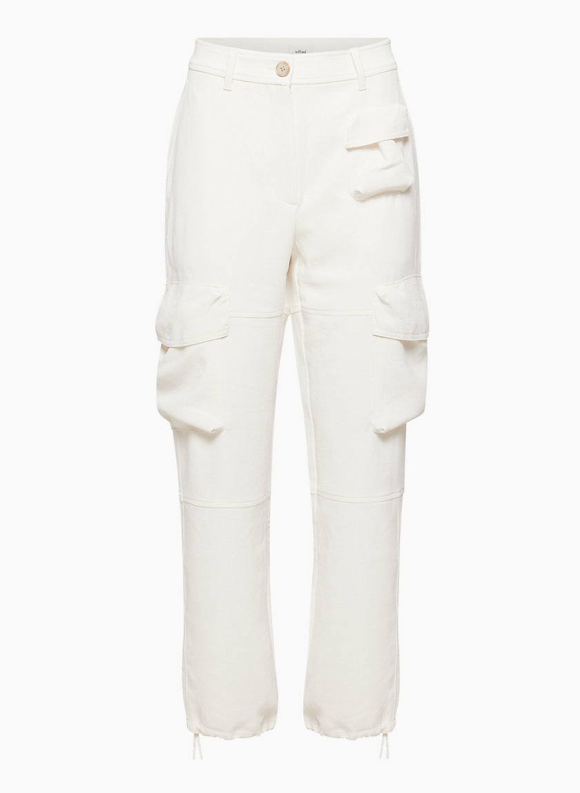 White Pocket Detail Cargo Trousers  White cargo pants, Clothes, Pants for  women