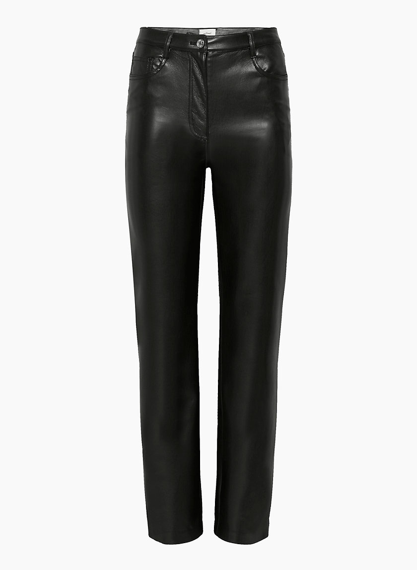 ARE THE ARITZIA MELINA PANTS WORTH IT? (HOW TO STYLE LEATHER PANTS)