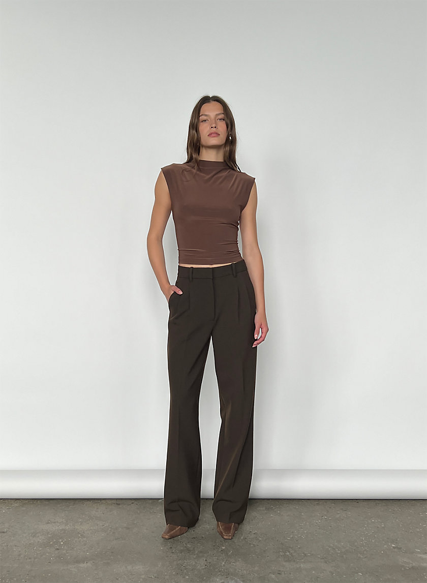 THE EFFORTLESS PANT™ - High-waisted tailored wide-leg pants