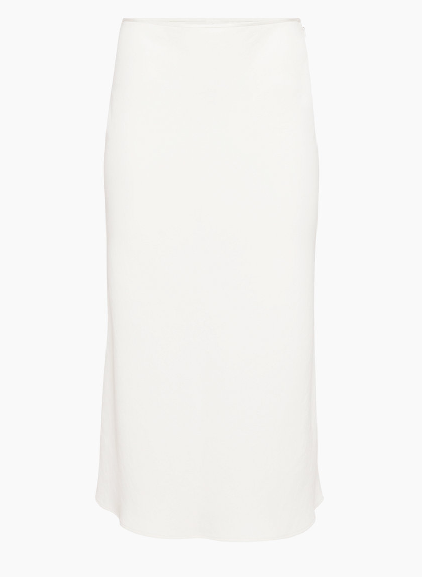 ETERNAL DEVOTION WOVEN FULL MIDI SKIRT