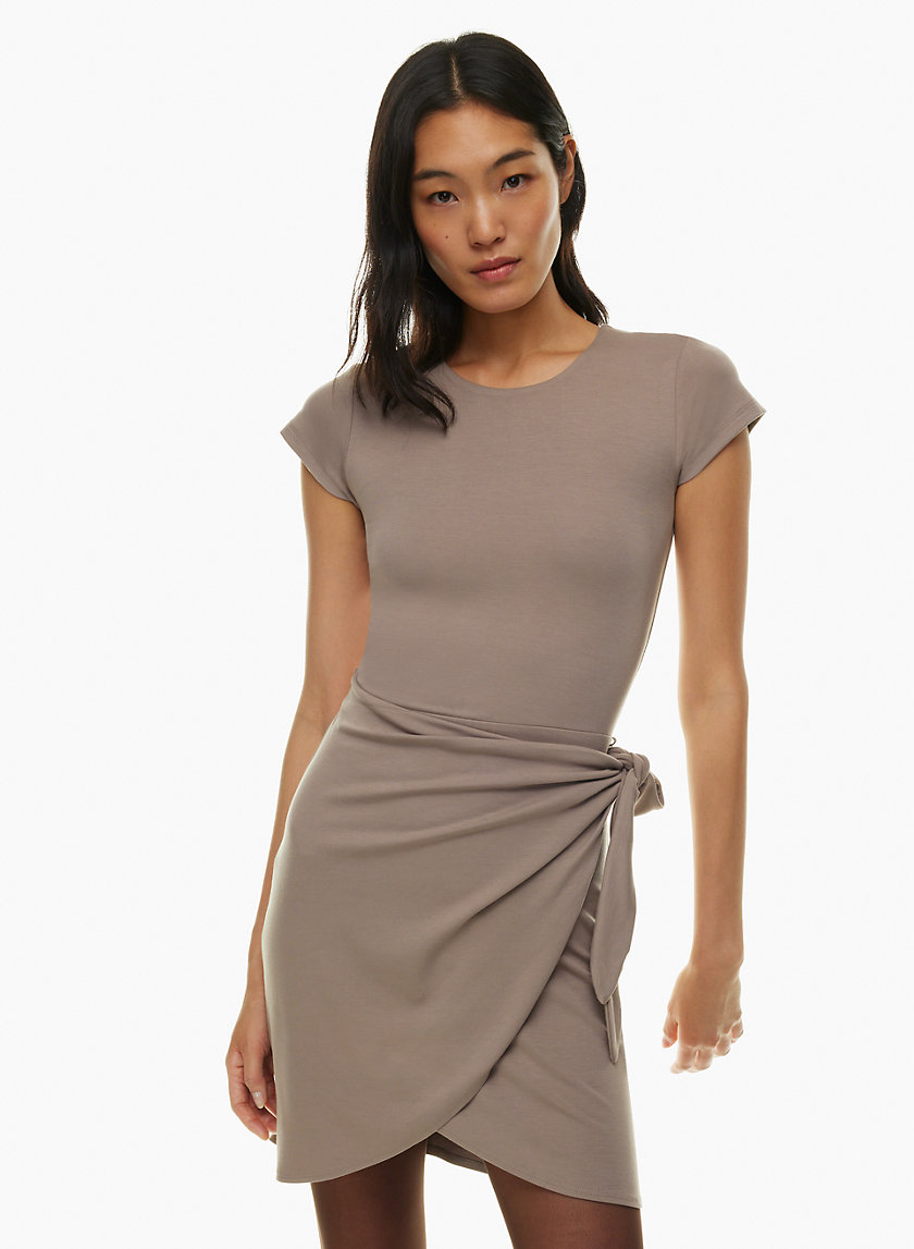 Aritzia, Dresses, Nwt Aritzia Wilfred Free Cabana Dress In Gd Deep Taupe  Size Xs