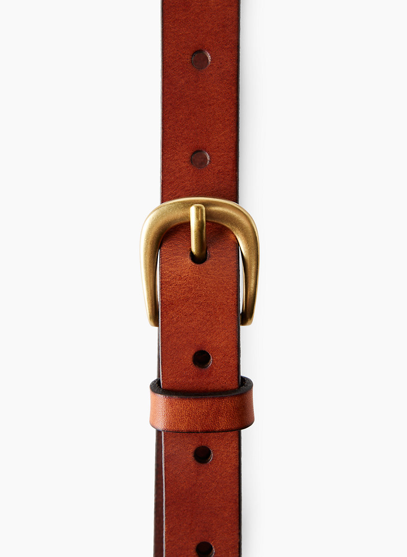 Aritzia LEGENDARY SOLID BRASS LEATHER BELT