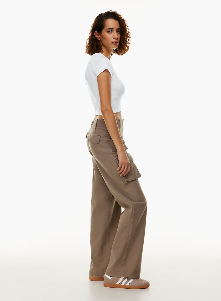 Capri Pants for Women Womens High Waisted Baggy Cargo Pants Straight Thin  Street Style Ladies Casual Flare Jeans Palazzo Trousers (Khaki, XS) 15 Year  Old Girl GiftsGifts Under 10 Dollars at