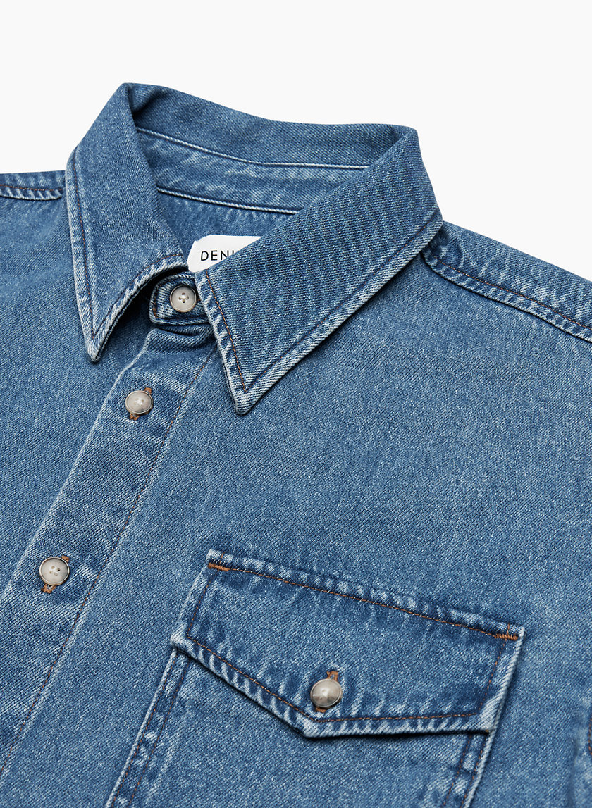 Denim Forum THE '90S SHORT SLEEVE DENIM SHIRT