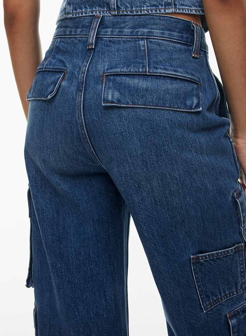 Denim Forum THE '90S MILLIE HI-RISE CARGO JEAN | Aritzia CA