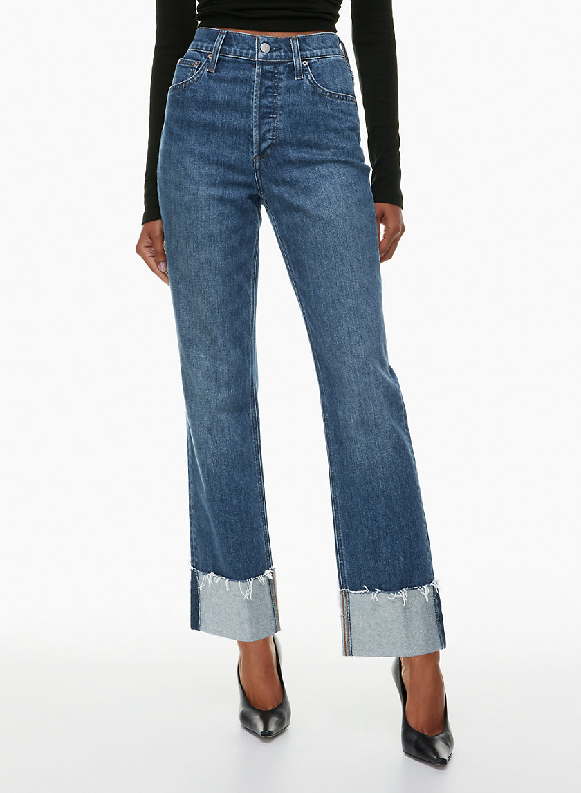 Denim Forum THE ARLO HI-RISE CUFF JEAN