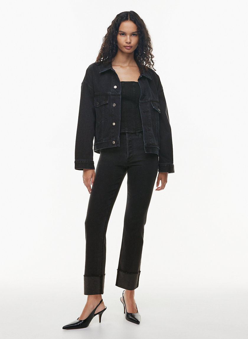 Denim Forum THE ARLO HI-RISE CUFF JEAN | Aritzia US