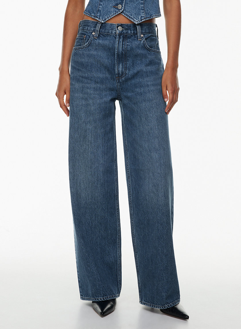 Denim Forum THE '90S LO-RISE BAGGY WIDE JEAN | Aritzia US