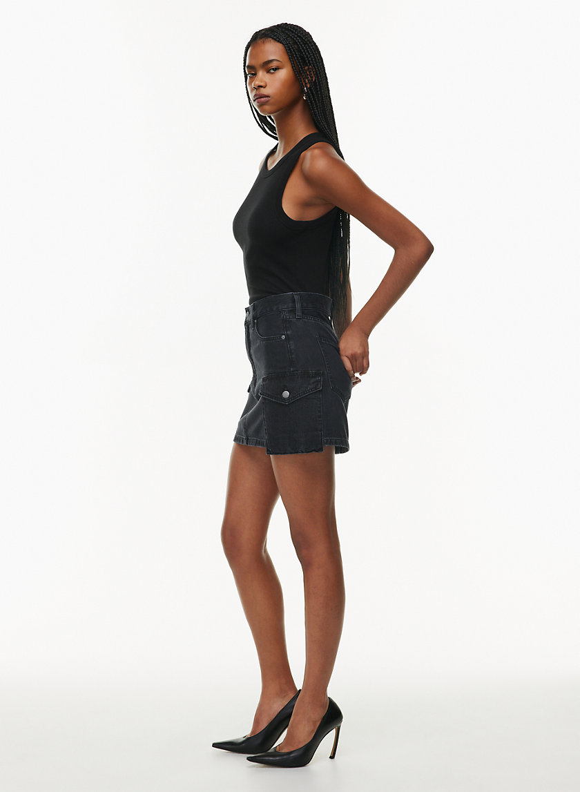90's Denim Cargo Skirt