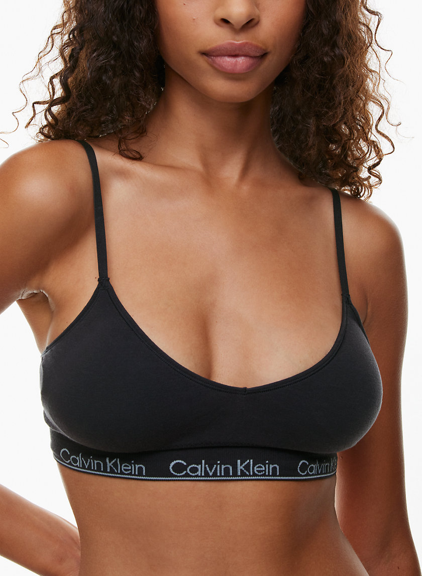 Calvin Klein Women's Modern Cotton Lightly Lined Triangle Wireless Bralette  