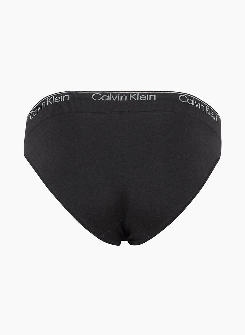 Calvin Klein Womens Radiant 3-Pack Bikini Brief Tapestry Teal/White/Citrina