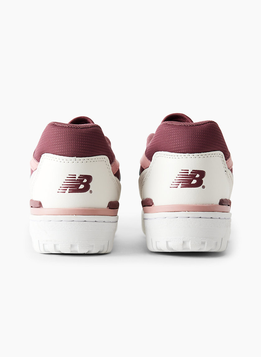 New Balance Women's 550 - White/Red/Pink (Size 5.5)