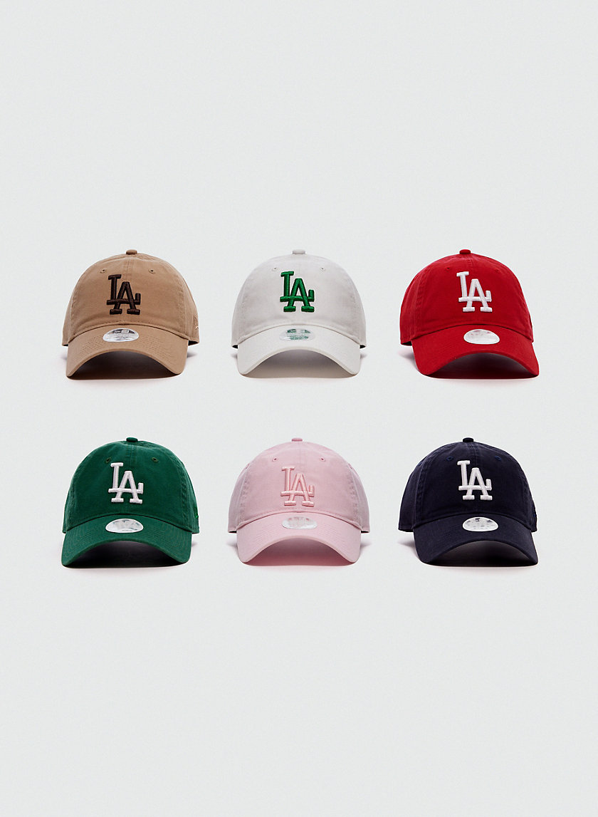 Women's Los Angeles Dodgers New Era White Mini 9TWENTY Adjustable Hat