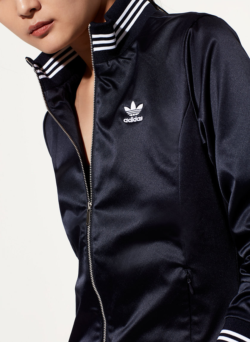 adidas satin track jacket