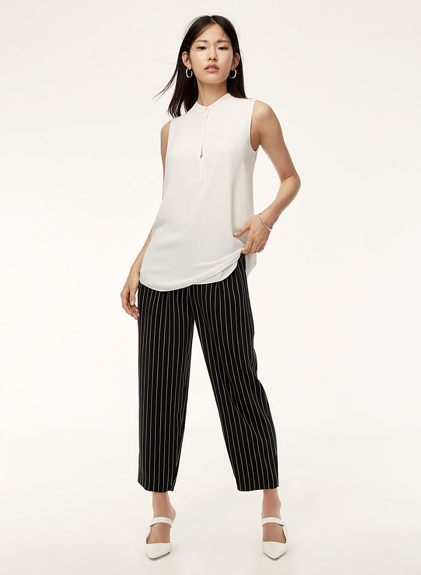 WOLFGANG BLOUSE - Sleeveless, silky blouse WOLFGANG BLOUSE - Sleeveless, silky blouse